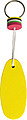Baltic floating key holder, oval Various