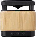 Bamboo and ABS wireless speaker and charger