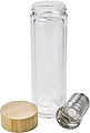Bamboo and glass double walled thermos bottle (420 ml)