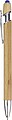 Bamboo ballpen Darren, cobalt blue