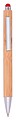Bamboo ballpen TOUCHY, red