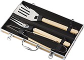 Bamboo barbecue set