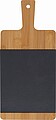 Bamboo board with slate insert