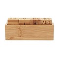 Bamboo calendar