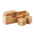 Bamboo calendar