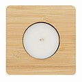 Bamboo candle holder, brown