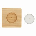 Bamboo candle holder, brown