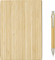 Bamboo cover notebook