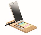 Bamboo desk phone stand