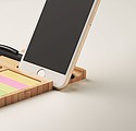Bamboo desk phone stand