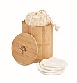 Bamboo fibre cleansing pad set