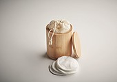 Bamboo fibre cleansing pad set