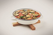 Bamboo foldable pot stand