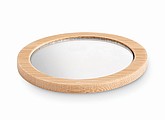 Bamboo make-up mirror