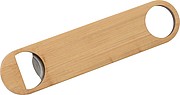 Bamboo-metal bottle opener