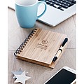 Bamboo notebook with pen