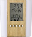 Bamboo penholder with clock