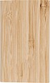 Bamboo power bank with a capacity of 4.000 mAh