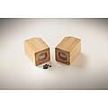 Bamboo salt & pepper set, wood