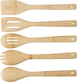 Bamboo spatulas, set of five.