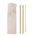 Bamboo Straw w/brush in pouch