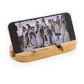 Bamboo tablet and phone holder