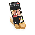 Bamboo tablet and phone holder