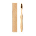 Bamboo toothbrush in Kraft box