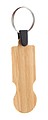 bamboo trolley coin keyring