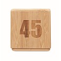 Bamboo twist snooze timer, wood