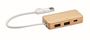 Bamboo USB 3 ports hub