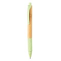 Bamboo & wheatstraw pen,green