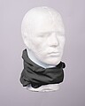 Bandana loop scarf, black