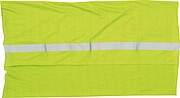 Bandana loop scarf with reflective stripes, yellow fluo