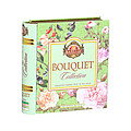 BASILUR Book Assorted 32 Bouquet tin 32x1.5g - gift collection of green teas flavored with flavoring parts of plants (pieces of fruit), portioned
