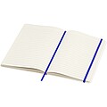 Bass A5 recycled hard cover notebook with lined pages, royal blue