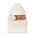 Bath set in cotton pouch
