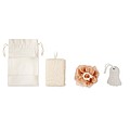 Bath set in cotton pouch