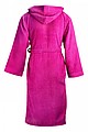 Bathrobe Hooded Magenta, S/M, 420 gr/m2