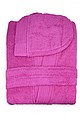 Bathrobe Hooded Magenta, S/M, 420 gr/m2