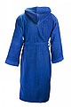 Bathrobe Hooded Navy, S/M, 420 gr/m2