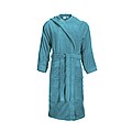 Bathrobe Hooded Turquoise, 2XL/3XL, 420 gr/m2