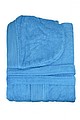 Bathrobe Hooded Turquoise, 2XL/3XL, 420 gr/m2
