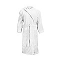 Bathrobe Hooded White, S/M, 420 gr/m2