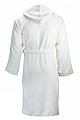 Bathrobe Hooded White, S/M, 420 gr/m2