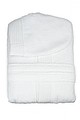 Bathrobe Hooded White, S/M, 420 gr/m2