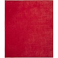 Bay extra soft coral fleece plaid blanket