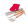 BBQ apron with BBQ tools, black