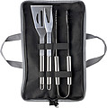 BBQ set in zipped caseSilver