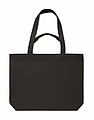 Beach bag canvas 320 gr/m2, black